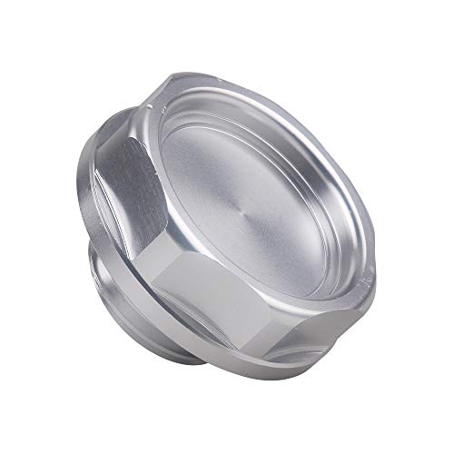 RuleaxAsi Tampa de óleo de veículo automotivo de alumínio Tampa de óleo do tanque de combustível Tam