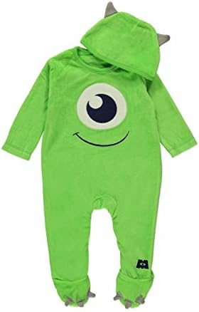 Disney Pixar Et Mike Wazowski Issus De Monstres Et Pyjama Combinaison 3 6 Mois Bonnet Fabrique Par Disney Baby Par George Amazon Fr Jeux Et Jouets