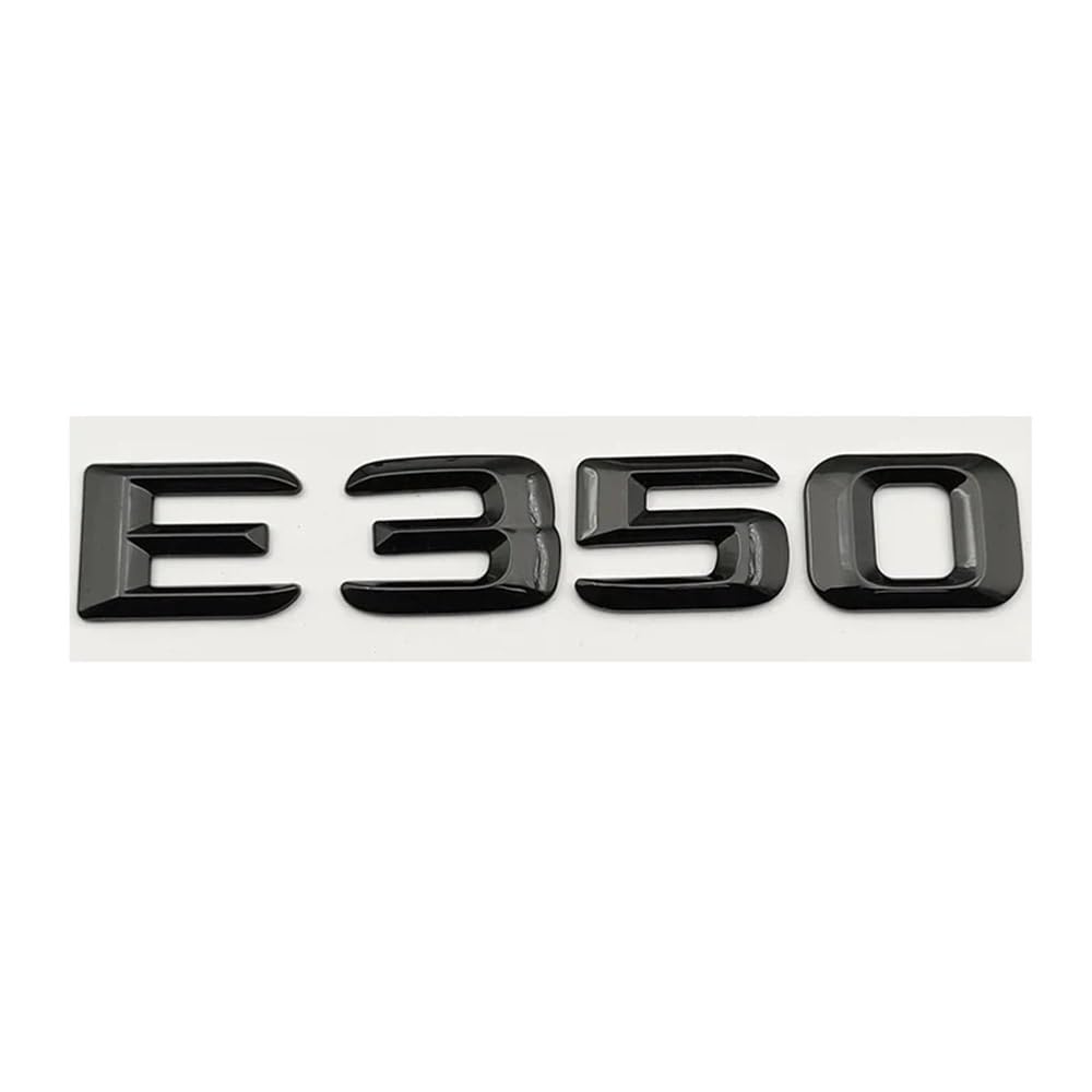 YTQMoreBNZ YYDStes Self-adhesive Letters Compatible With Car Stickers Mercedes E200 E220 E260 E320 E350(E350 Black)