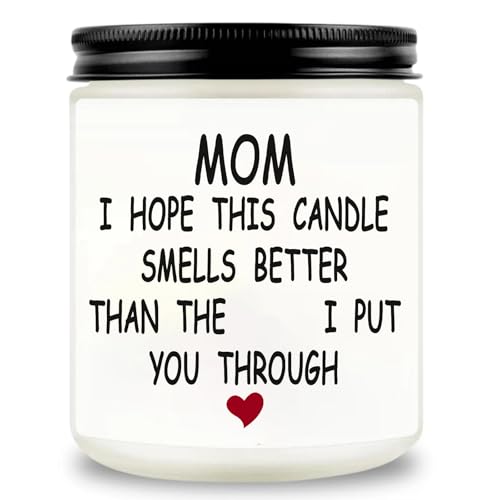 Mum Candle Mother Gifts Lavender Scented Candle for Mum 3.5oz Natural Soy Wax Aromatherapy Candle Candle for Mum for Birthday Mothers Day Relaxation Home Decor