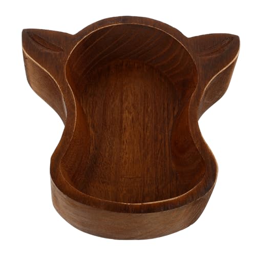 CORHAD Bol à Snacks Bois Plat De Service Décoratif Pour Fruits Et Noix Accessoire De Cuisine Élégant Bois Naturel Pour Maison Réunions