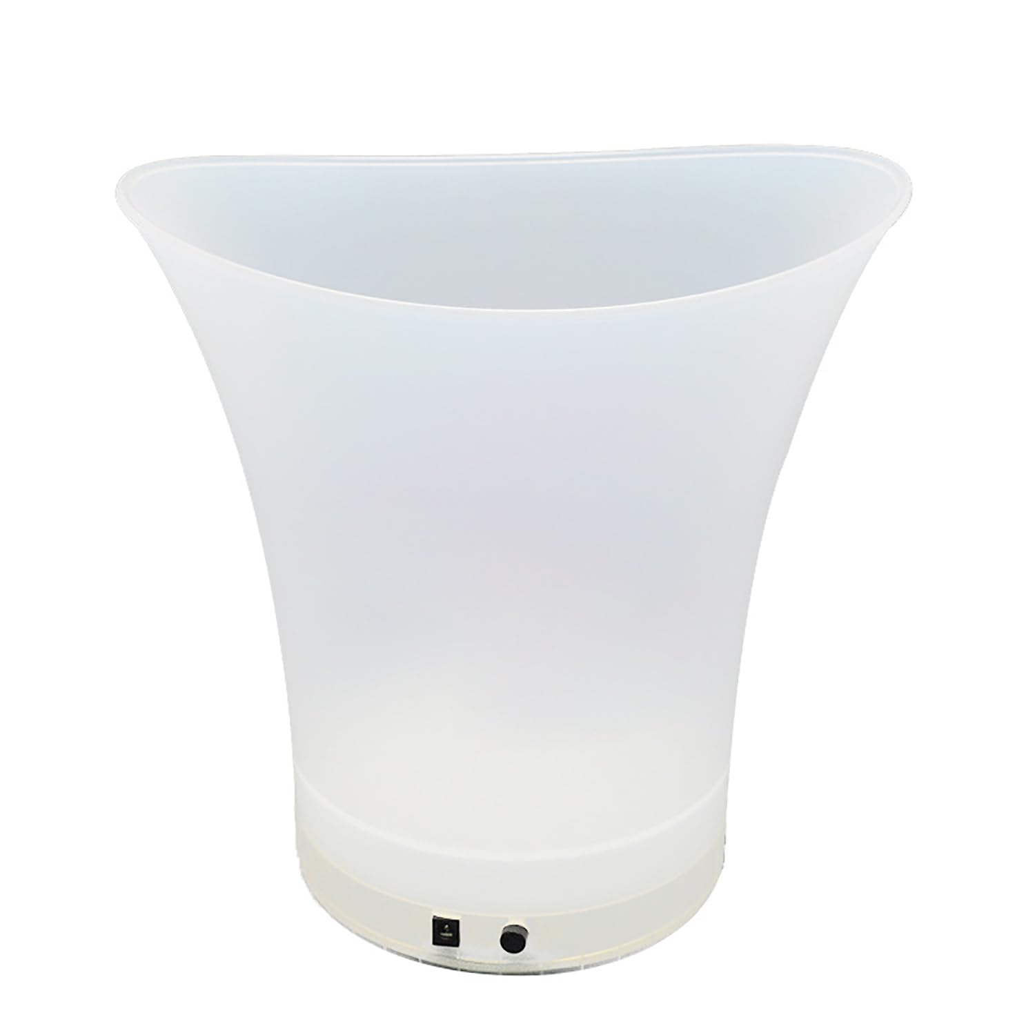 Cubitera LED, cubitera Luminosa con Cambio de Colores, Gran Capacidad de 5 litros y Puede Contener Varias Botellas de Vino, Ideal para Fiestas.