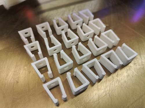Image of Replacement Clip for Color-Changing Neon Flex Light - 3D Printed - Fits American Lighting Neon Flex (20)