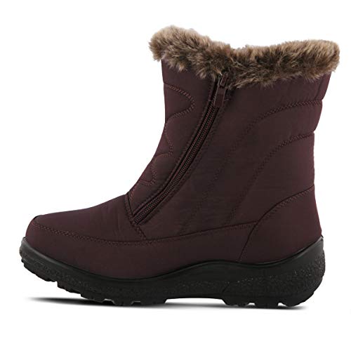 Image of Flexus Boots for Women - Waterproof Nylon Boots with Dual Zippers - Winter Snow Boots