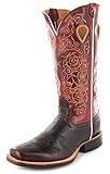 westernreitstiefel damen gebraucht Sporenkante Twisted X Boots Damen Cowboy Stiefel 1743 Ruff Stock Westernreitstiefel Lederstiefel Braun 39 EU