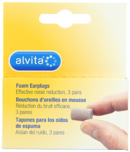 Alvita Bouchons d'oreilles en mousse Lot de 3 paires