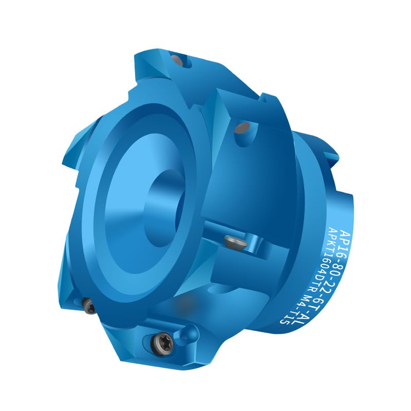 1pc AP16 Fräser Kopf 90 Grad Schulter Micro Adust Messerkopf for APKT1604 Einsätze Fräsen Mit Aluminium(AP16-50-22-4T-AL)