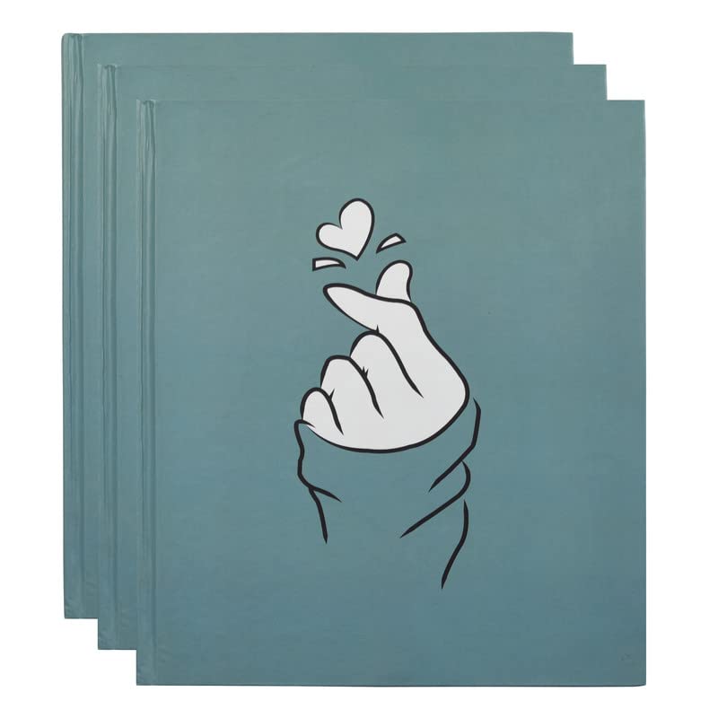 CultureBox Colorful Diary, Finger Heart Double Side Ruled, 80GSM, 160 Pages, Hardbound Cover(T), (CD-COLDAIRY-01-T) (3)