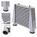 KONKENIE Universal Polished Intercooler Aluminum Intercooler Front Mount 2.5