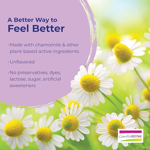 boiron camilia bedtime liquid doses for nighttime teething relief painful gums restlessness and irritability - 30 count