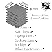 100 Pcs Pre-Cut Thermal Pads for Game Consoles, PS5 Ram, Memory, Computer Rams, Laptop IC Chips, Mosfets Coils Wide Applicable Pack of 100 / 12x12x1mm