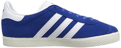 Adidas Originals Boy's Gazelle Sneaker, Blue/White/Gold Metallic, 6 Little Kid #TOP5