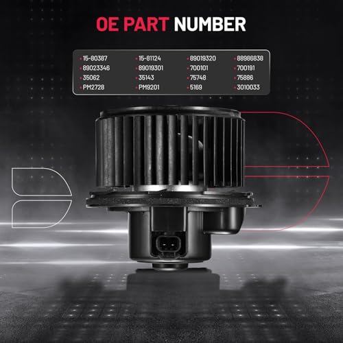 Image of BDFHYK 700191 AC Heater Blower Motor Compatible with Cadillac Escalade,GMC Yukon /Sierra,Chevrolet Suburban /Silverado /Avalanche,Replacement Blower Moters Assembly OE# 89019320 89019301 3010033 20760618