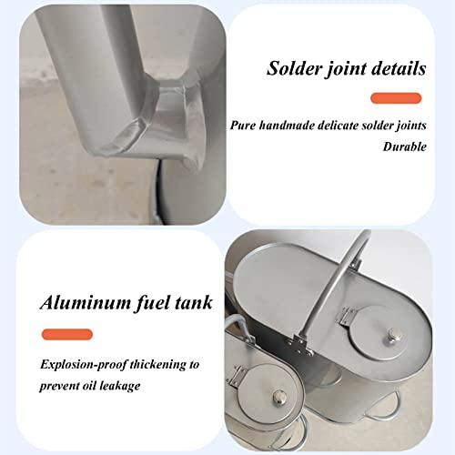 Réservoir d'essence en aluminium durable pour carburant - 5