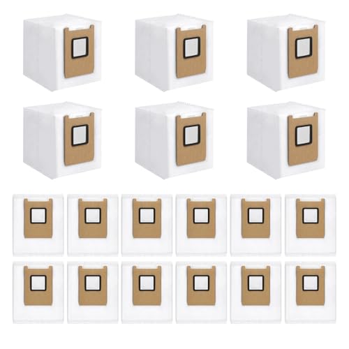 Image of 18 Pack E25 Replacement Vacuum Bags Compatible with Eufy E25 Omni /E28 Omni /C28 Omni Clean Base Automatic Dirt Disposal Bags