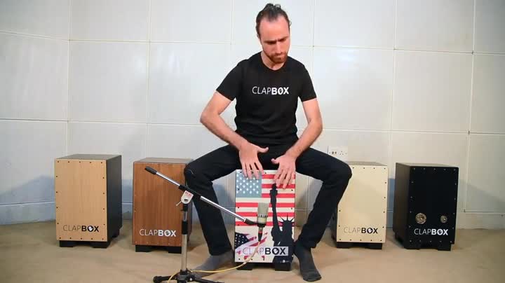 Carbono Cajon カホン カーボンファイバー Clapbox Graphic Cajon