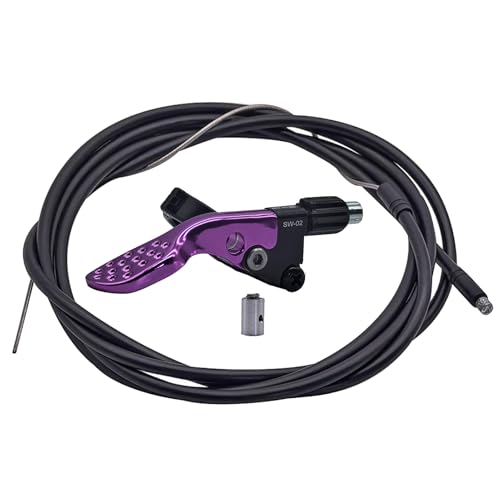 Leviers de support vario pour vélo – Levier de vitesse pour tige de selle de vélo de route et VTT | Câble interne externe pour mouvement doux, aventure,...