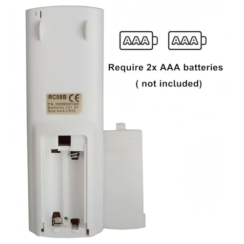 Télécommande de rechange RC08A RC08B compatible avec climatisation Electra pour un contrôle précis