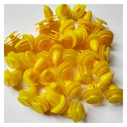 Rivets en plastique jaune pour garniture de porte auto S40 S60 S80 Xc90