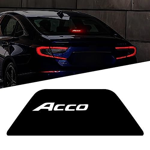 Tomall High Brake Light Stickers Compatible With Honda Accord 2015-2022 Glossy Black Top Tail Light Projection Board Decal Interior Decorations High Mounted Emblems For Car (Glossy Black) #TOP22