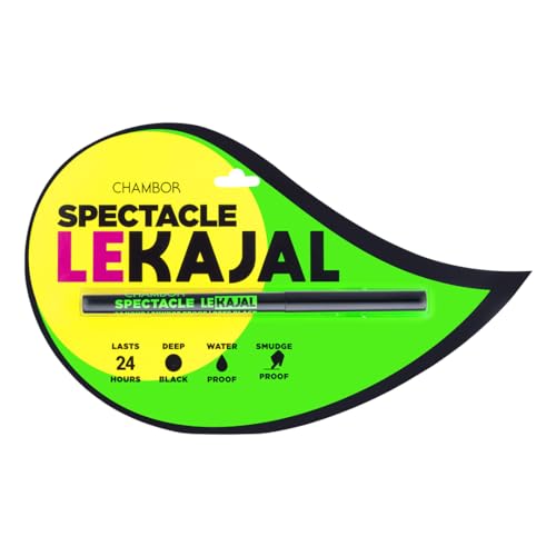 CHAMBOR Spectacle Le Kajal Black Eyeliner 0.3 gm - Image 3