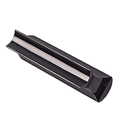 Alnicov Barra de tono deslizante de acero inoxidable para guitarra Dobro, guitarra de acero de vuelta, guitarra hawaiana, accesorios de guitarra eléctrica, color negro