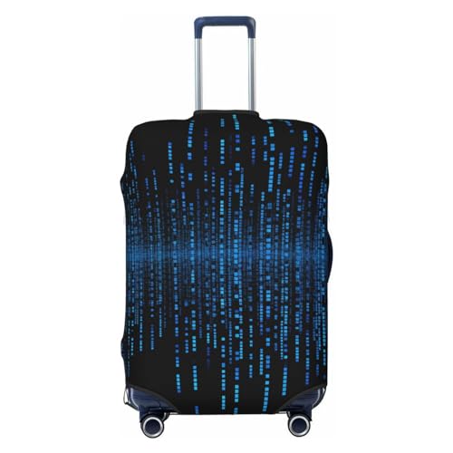 Housse de protection pour valise XL noire extensible anti-rayures 45,7-81,3 cm