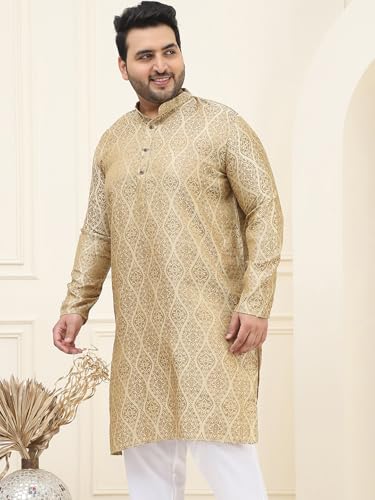 Image of SOJANYA Men's Cotton Regular Fit Casual Plus (Since 1958) ONLY Kurta