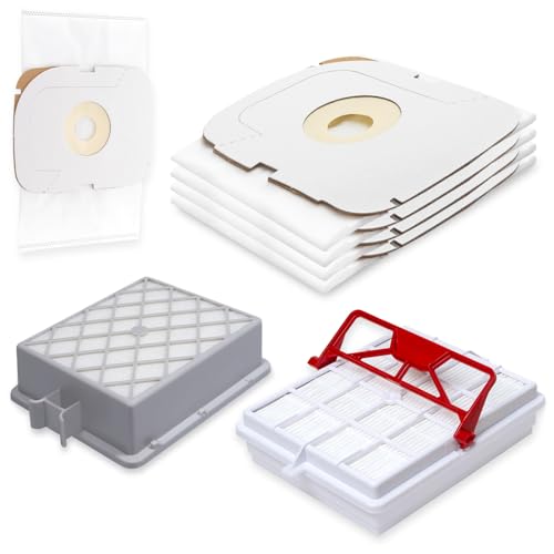 12 Premium Staubsaugerbeutel +1 Hepa +1 Hepa Carbon Filter passend Lux Intelligence - Spezielles hygienisches Synthetikmaterial - Bestleistung beim Saugen - Hochwertige Qualität