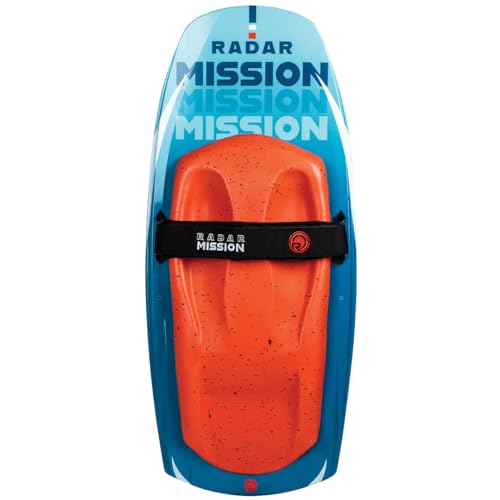 Radar Mission Water Sport Kneeboard, Navy Blue/Fire Red