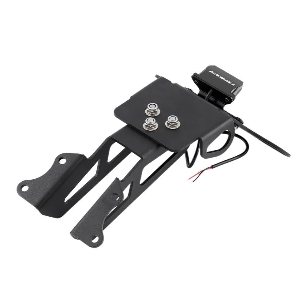 Kennzeichenhalter Motorrad Kennzeichenhalter, passend for Yamaha MT09 Tracer FJ-09 Tracer 900/9/GT 9GT 2015–2023, Motorrad-Tail Tidy Fender Eliminator Motorrad Kennzeichenhalter(Noir)