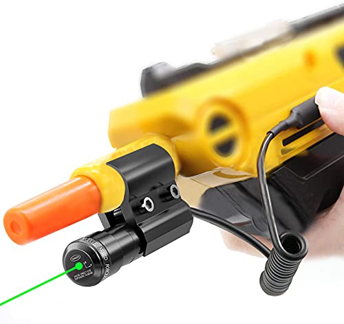 Megwoll Green Laser Sight for Salt Gun 2.0 3.0,Green Laser Bug Fit All Airsoft BB Pump s Accessories