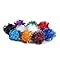 YYCRAFT Glitter Pom Pom Ballen voor Kittens Kat Toy, DIY Craft (Wit/Iriserend Wit), Bal Grootte: 2 (50 mm