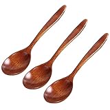 Le paquet incluent: 3 * cuillères en bois; Taille: Environ 5,51 * 1,18 pouces / 14 * 3 cm.