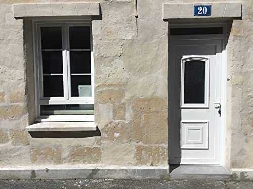 Plaque numéro de maison lisible et résistante aux intempéries en céramique - 7