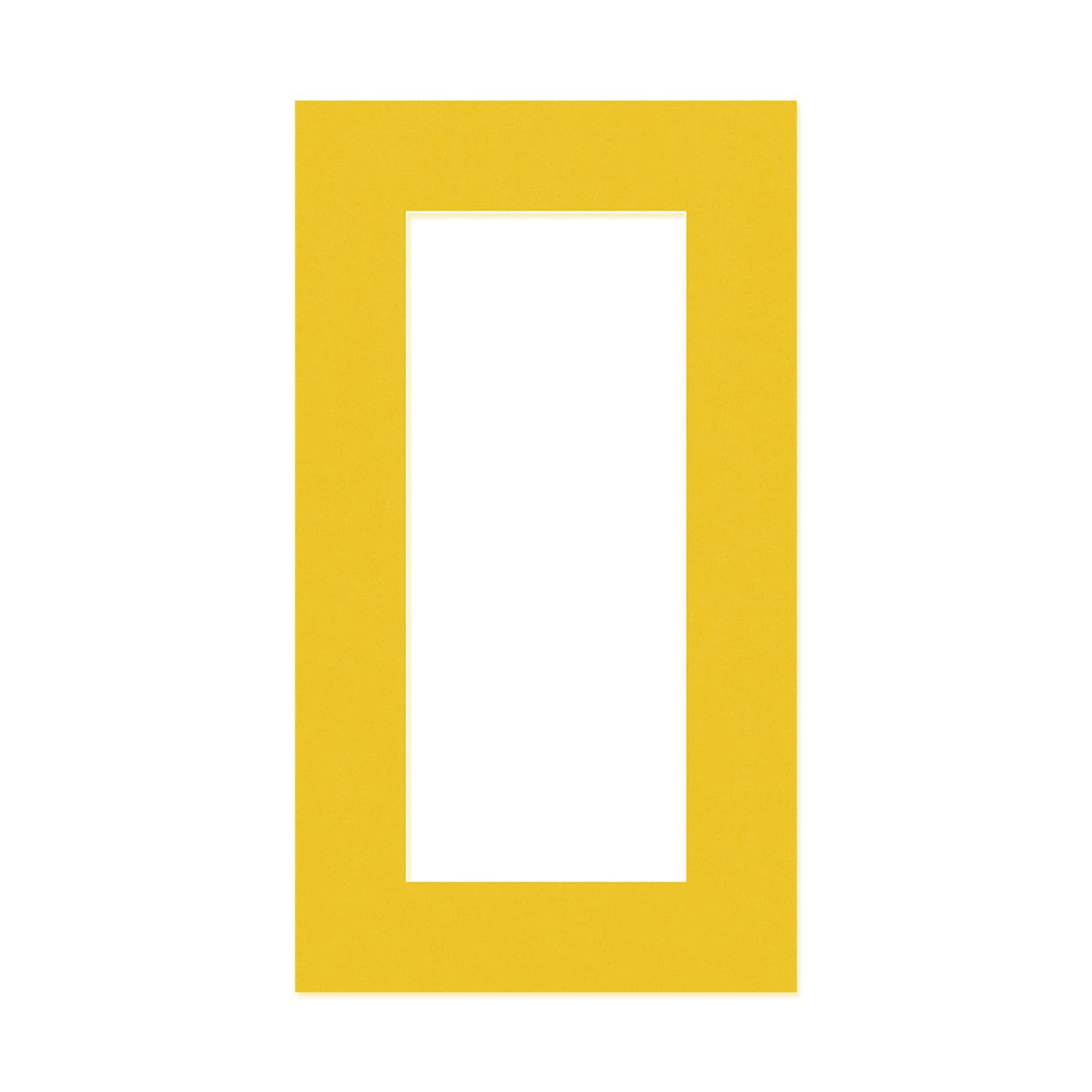 Alison Kingsgate 16x9" Bright Yellow Picture Mount for 12x5" Aperture — image 1