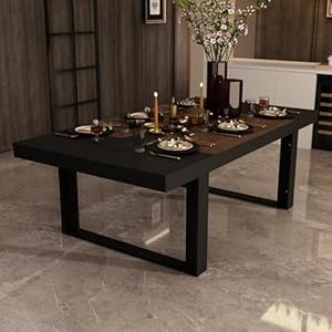 WOODTIME 86.6″ W Dining Table...