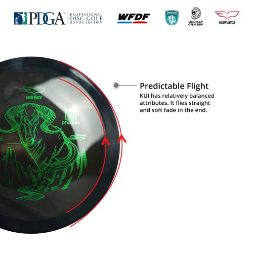 image for yikundiscs Yikun Midrange Disc Golf Disc-Overstabel Golf Mid-Range,PDG
