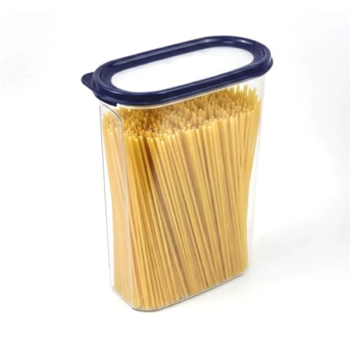 Image of Signoraware Modular Oval Transparent No.4 Plastic Container (2.3 Ltr, MBlue