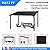 AirWire 10'x12' Lean to Gazebo, Hardtop Pergola with Metal Roof, Wall Mounted Heavy Duty Canopy Awning for Backyard, Deck and More