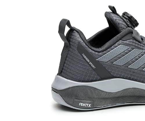 Image of Auto lace-up Sports Shoes for Kids with Rotary Dial Lock | Sturdy Design, Cushioned Insole, Slip Resistant