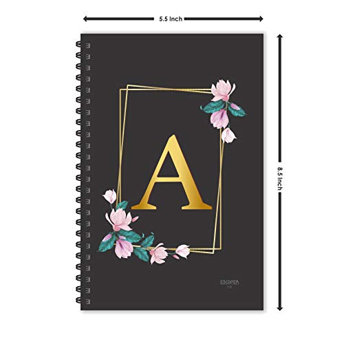Image of ESCAPER A Letter Notebook (Ruled - A5), A Initial Notebook, A Alphabet Notebook, Diary Notepad, Diary for Boys, Diary for Girls