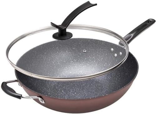 Wok de Hierro Fundido con Tapa 30 cm miniatura 1