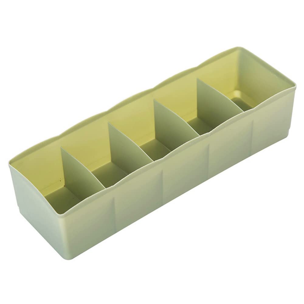 Organizador de cajones, paquete de 3, cajas de almacenamiento de plástico para calcetines, corbatas, bufandas y ropa interior, solución compacta de escritorio para almacenamiento sin desorden