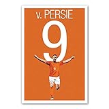Robin van Persie Poster - Netherlands Art