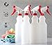 DilaBee Spray Bottles - 4-Pack 16oz Plastic Empty Spray Bottles for Cleaning Solutions, Hair, Plants, Household and Commercial Use - Heavy Duty Water Mist Sprayer