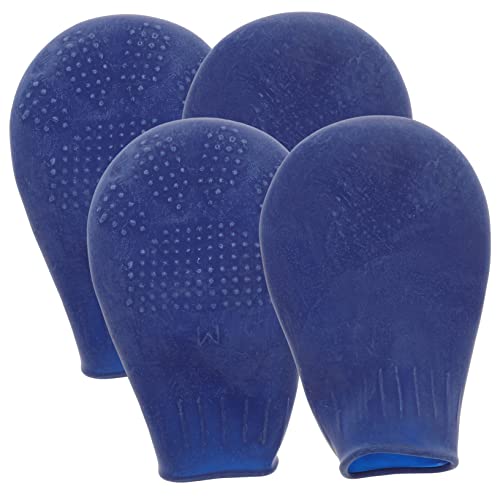 ERINGOGO 4stücke wasserdichte Hundeschuhe rutschfeste Langlebige Pfotenschutz-Schuhe Für Katzen Und Hunde Für Outdoor-aktivitäten Blau