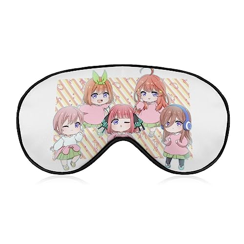 五等分の花嫁 アイマスク キャラクター アニメ アイマスク 睡眠用 かわいい 睡眠改善 遮光 柔らかい 眼精疲労 目元疲労回復 安眠マスク 圧迫感なし 子供 男女兼用 ギフト