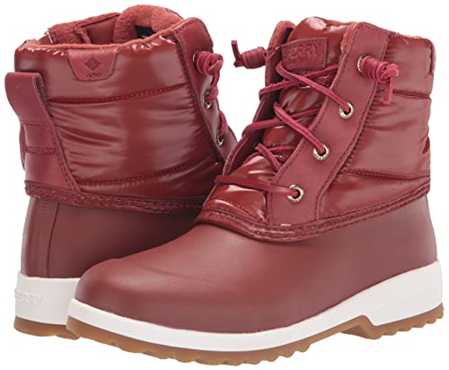 Sperry Women's Maritime Repel Snow Boot, Red Nylon, 8 #TOP6