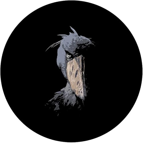 Miniatura 3 de Shoebill Amante de Aves Maya Amante Aves Agojadas PopSockets Intercambiable PopGrip